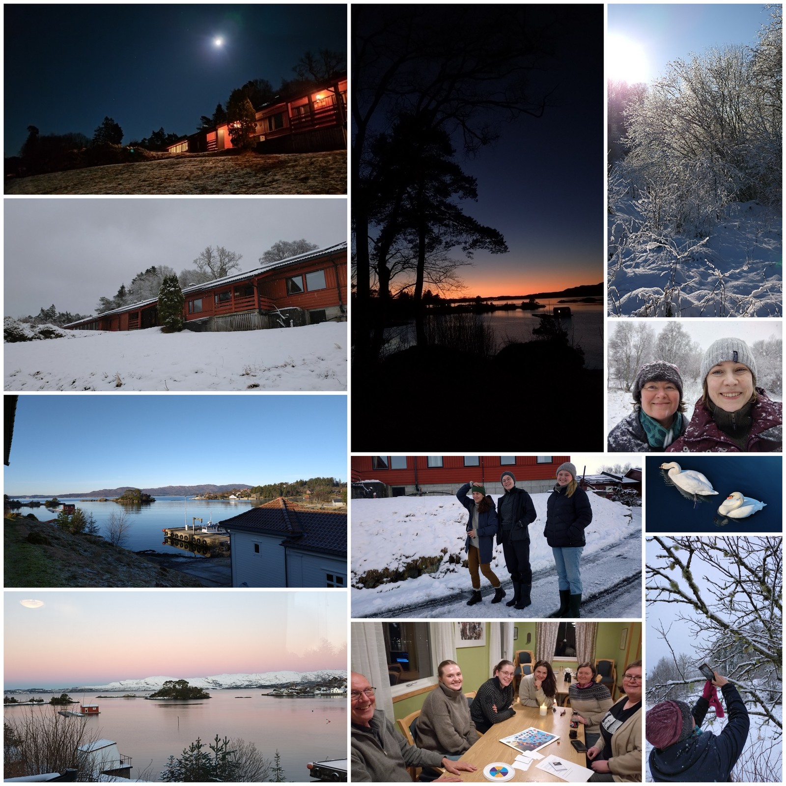 øyeblikksbilder i fra liver på stasjonen - mye pene utsikter